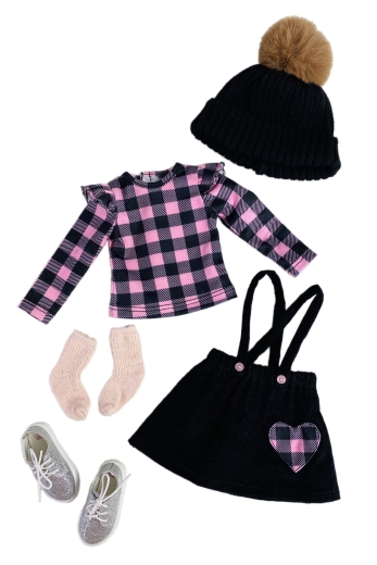 Ruffle Love - Outfit für 36 cm Puppe